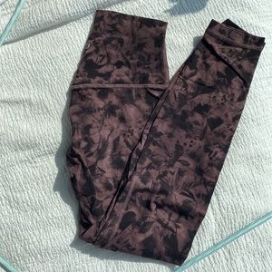 Lululemon Align, purple mist floral